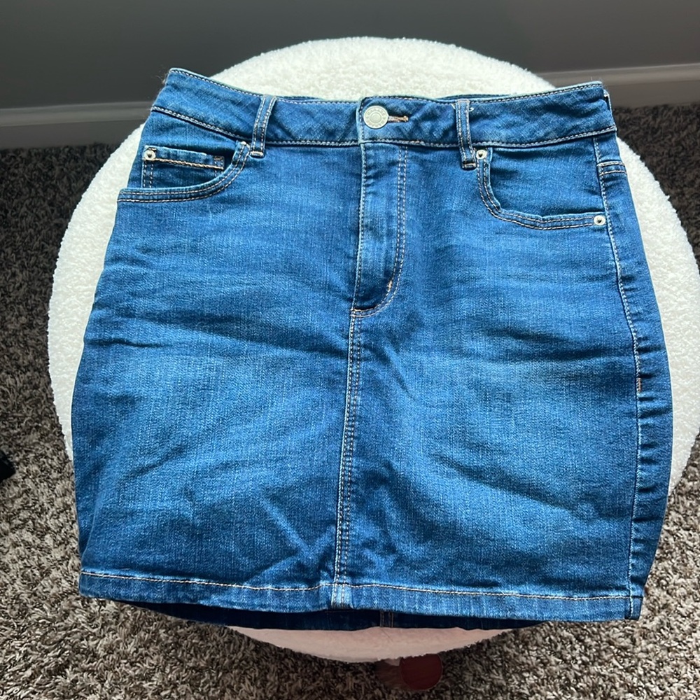 Garage jean skirt